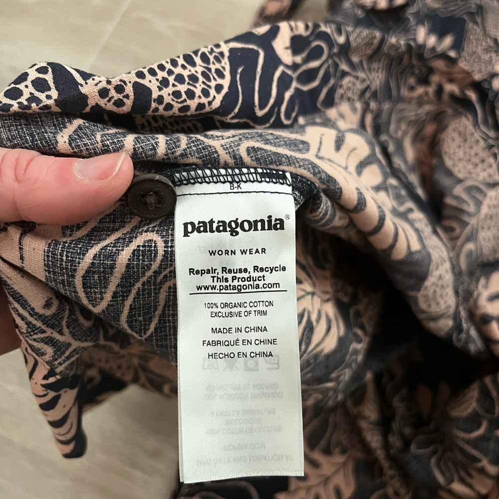 Patagonia Women's Pataloha Dress Zulu Classic Navy - Size 6 - Picture 8 of 10